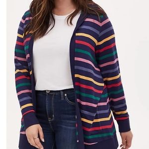 Torrid Dr Who Rainbow cardigan